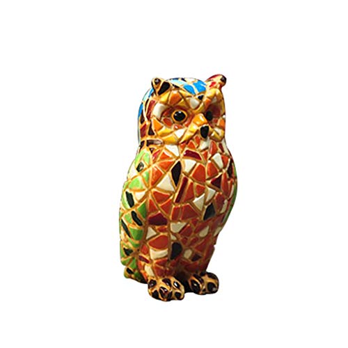 Xu-pet Yarda búho Mascota Marcadores Graves, Animales pequeños jardín conmemorar lápida sepulcral, Estatua Homenaje Resina de Color