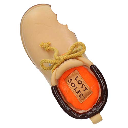 AB Tools Vinilo perdido Soles Bota de Trabajo Juguete del Perro con Squeak 20cm/8"