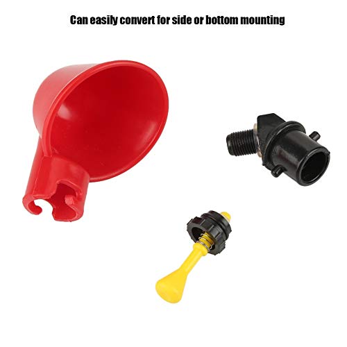 Aeloa Comedero de Pollo para bebederos de Pollo para bebederos de Aves 10PCS Comedero para bebederos de Agua para bebederos de Aves de Corral para Ganado Gallina de Pollo