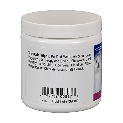 Angels' Eyes Gentle Tear Stain Wipes 100/Pkg-