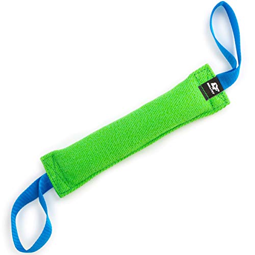 Bull Fit mordedor perro Cotton/NY, con dos asas, 30 cm - K9 dummy y motivador canino resistente y duradero - juguetes para perros de entrenamiento