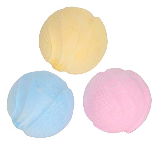 Cikonielf 3Pcs Pelota de Tenis Pelota para morder Mascotas Limpieza de Dientes de Perro Juguete Molar Masticar Pelota interactiva para Mascotas para Entrenamiento de molienda de Mascotas