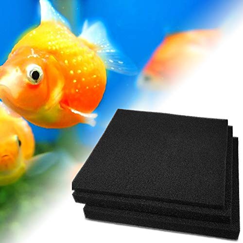 Esponja Filtro para Acuario Filtro de algodón Bioquímico Esponja Almohadilla de filtración de arrecifes con Diferentes espesores para Acuario de Acuario(50 * 50 * 4cm)