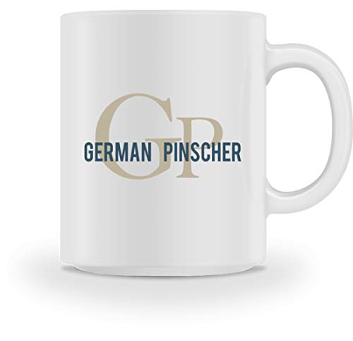 GP, German Pinscher - Pincho alemán, perro, soporte para perros, criador de perros, criador, perro, taza, Cerámica, Blanco, M