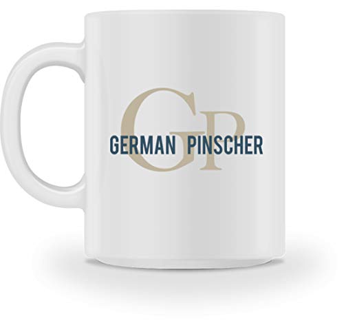 GP, German Pinscher - Pincho alemán, perro, soporte para perros, criador de perros, criador, perro, taza, Cerámica, Blanco, M