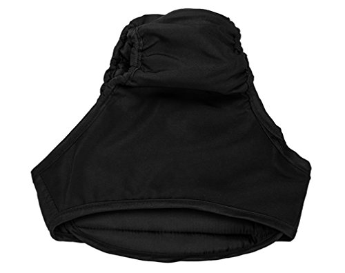 HIKONG 2 Pack Pantalones Sanitarios Perros Pañales Mascotas Ropa interior Menstrual Bragas Fisiológicas Calzoncillos Lavables Animal Doméstico