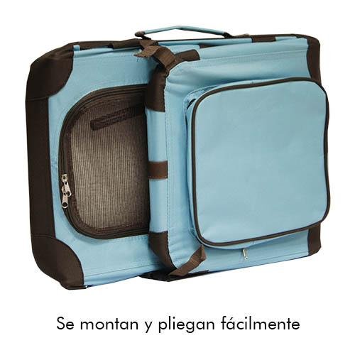 JAULA DE LONETA AZUL 91x63x63 cm.