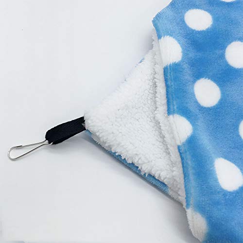 JKGHK Jaula para Animales pequeños Hamaca Sugar Glider Hammock Hamster Cage Accesorios para Chinchilla Parrot Sugar Glider Hurones Rata Hamster Rata Jugar Dormir 2PCS,Gris