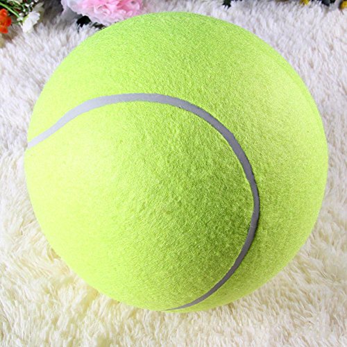 JUNERAIN - Pelota de Tenis Gigante para Perro, Cachorro, Pelota de Tenis, Juguete para Jugar