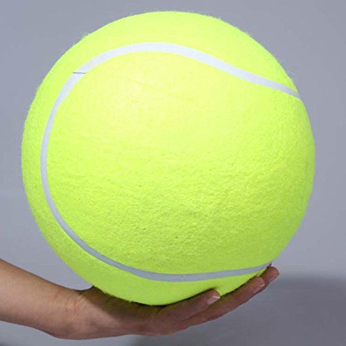 JUNERAIN - Pelota de Tenis Gigante para Perro, Cachorro, Pelota de Tenis, Juguete para Jugar