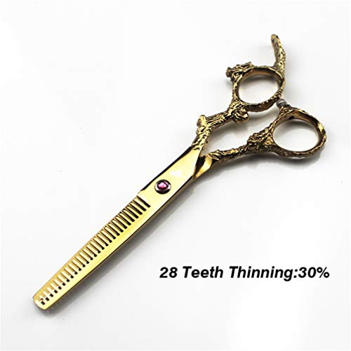JUSEN Aseo de Mascotas Tijeras Set, Pet Trimmer Kit Utilizado para el Gato del Perro y más Animales de compañía-con Tijeras de Corte, Adelgazamiento por Corte Curvo, Tijeras, Peine, estética Bolsa