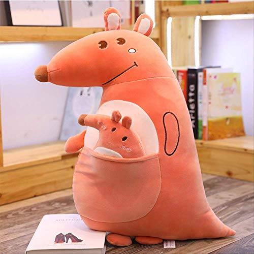 KMNHFGDB Esponjoso Muñeca Madre E Hijo Canguro Niños Duermen para Comodidad Almohadas De Venta para Enviar Niños Y Niñas Regalos De Cumpleaños De Vacaciones 60Cm C