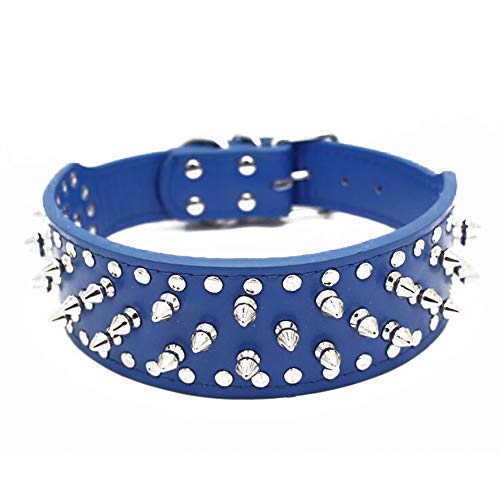 L Big Boss Collar de Perro Gigante con Remaches Punk para Mascota