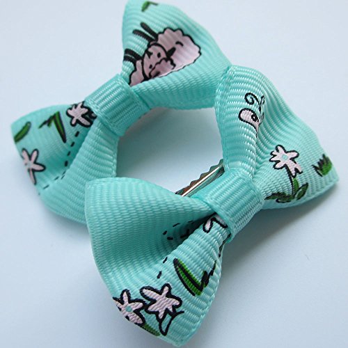 Lazos para pelo de mascotas Chenkou Craft 50 piezas/25 pares, productos de cuidado para perros, de colores y patrones mezclados