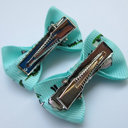Lazos para pelo de mascotas Chenkou Craft 50 piezas/25 pares, productos de cuidado para perros, de colores y patrones mezclados