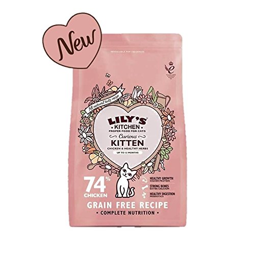 Lily's Kitchen Curious Kitten Complete Dry Food (8 x 200 g) – Pack de 2)