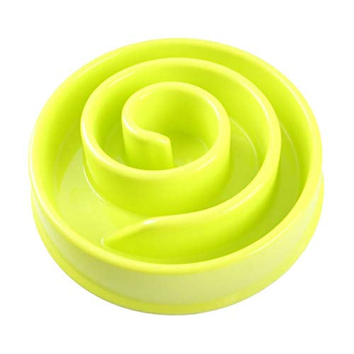 LOFAMI Comederos Antideslizante para Perros Comedero Lento Plástico para Perros Comedero para Gatos Perros para Mascotas para Perros Bloat Stop Dog Bowls Alimentos y Cuencos para el Agua Opcional