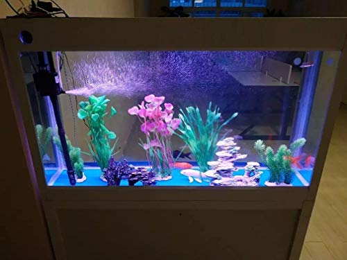 LYQZ Fish Tank Simulación Amor Agua Las Malas Hierbas, Las Grandes Plantas de Acuario Artificiales de plástico Tanque de Peces Plantas Decoración del Ornamento de Seguro for Todos los Peces