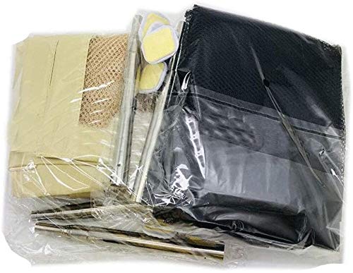 Mirui Cerca de barandas Puerta for Mascotas Dog Bar Barra de Seguridad Magic-Puerta de la Cerca del Perro Cerca Cerca Home Aislamiento de Red (Color : Beige, Size : 110 * 72cm)