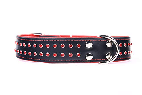 Moly Collar Piel Luxury Cristal, 75 cm