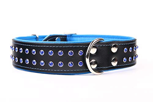 Moly Collar Piel Luxury Cristal, 75 cm