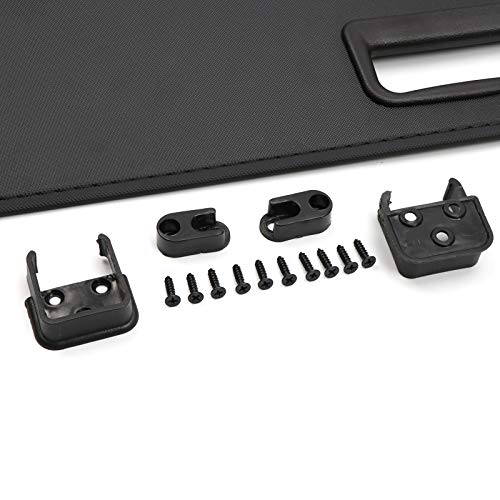 Negro Trasero Trunk estante de paquetes de privacidad/cargo Protectora para Fiat Freemont siete asiento 2011 - 2019