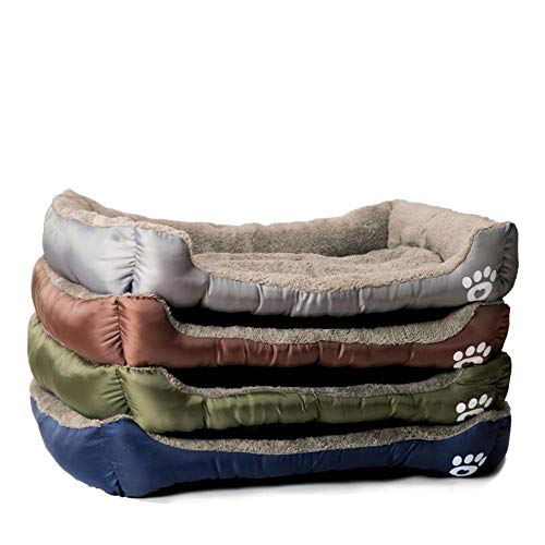 PENVEAT Cama para Perros Grande Soft Dog House Cama para Mascotas a Prueba de Agua Warm Kennel Nest Plus Size Puppy Mascotas Envío de la Gota, Rosa, L, Reino Unido