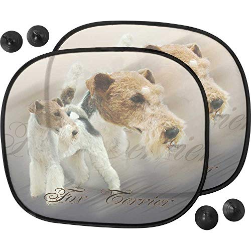 Pets-easy - Parasol para perro, coche de perro Fox Terrier