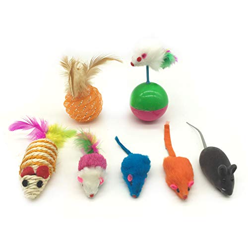 PietyPet Juguetes para Gatos, 20 Piezas Juguetes Gatos, Juguete Interactivo para Gatos Kitty