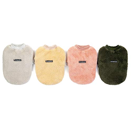 Ropa De Invierno Cálido Mascotas Abrigo Chaqueta Para Pequeño Perros Albaricoque 2XL