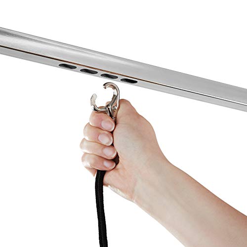 TecTake 402893 - Mesa de Aseo Canina de Acero, con Dos Correas, Ideal Perros Gatos Mascotas
