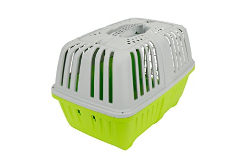 Tommi 01116 Pratiko - Caja de Transporte con Puertas de Metal, para Gatos y Perros, 1 Unidad, Color Surtido, 48 x 31.5 x 33 cm