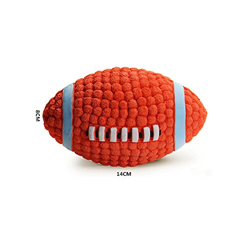 Wankd Pelota de Juguete Suave para Perro o Gato, Juguete para Masticar y Jugar al fútbol, béisbol, Rugby, Pelota de Tenis