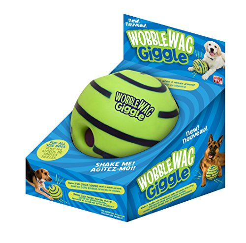 Wobble Wag GIGLE - Pelota Sonora para Perro, Vista en la televisión