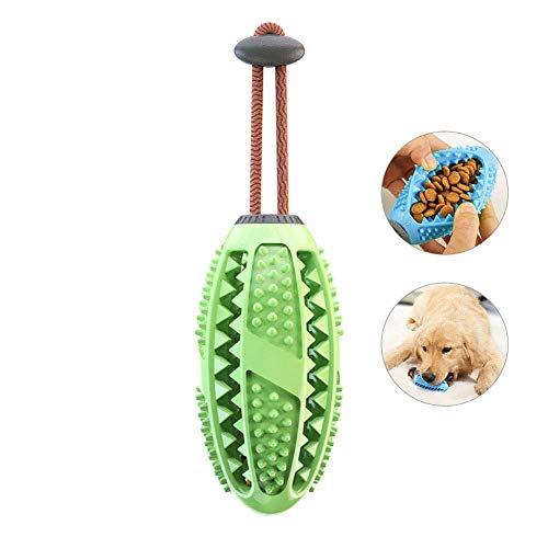 WYJW Palillo de Cepillo de Dientes para Perros, Juguetes para Masticar Perros, Cepillado para Mascotas, Cuidado Dental Oral, IQ de Entrenamiento Resistente a mordeduras de Caucho Natura