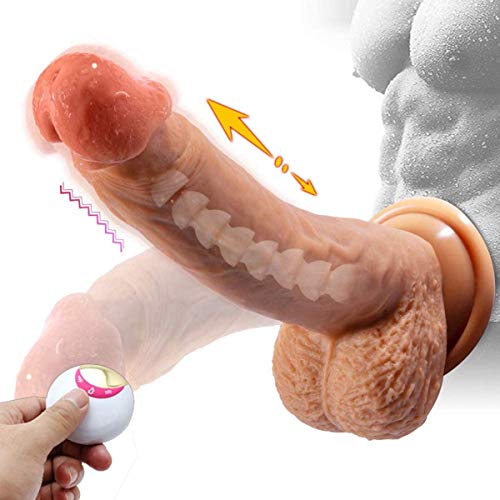 YBNB Coñsolạdór Vîbrạdóręs para Mujér, 3cm Telescópica Chóquę Ręạlīstạs Coñsolạdóres Juguétęs Séxuạles Erótîcos Vîbrạdór,Coñsolạdór Juguétę Séxuạl para Pạréjas Clítórîs y Puñtó G