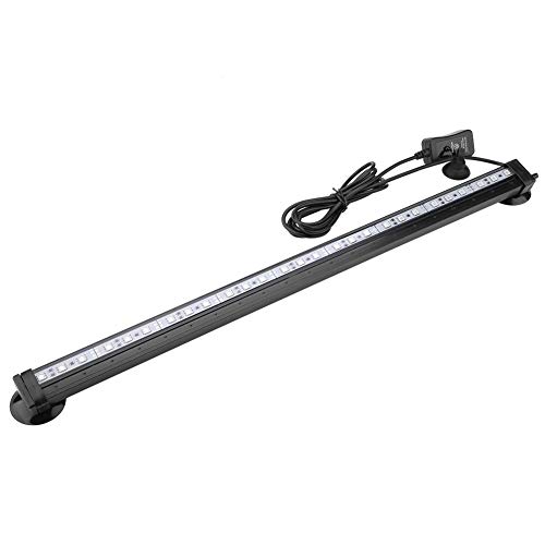 YOUTHINK Acuario Pecera Luz de Burbuja Luz subacuática LED con Control Remoto inalámbrico Kit de luz de Aire Sumergible para Agua de mar y Agua Dulce(46cm-Enchufe de la UE)