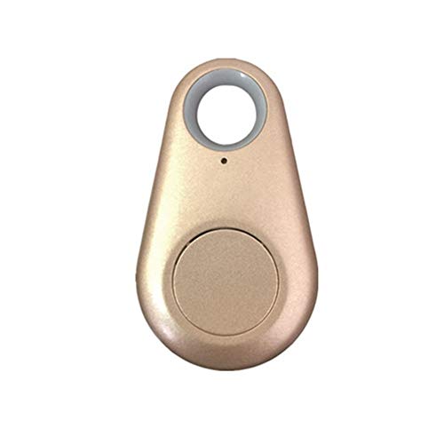 ZANGAO Rastreador de Mascotas Rastreador de Perros Anti perdida Rastreador Bluetooth Inteligente Localizador Etiqueta Buscador de rastreador de Alarma (Color : Rose Gold)