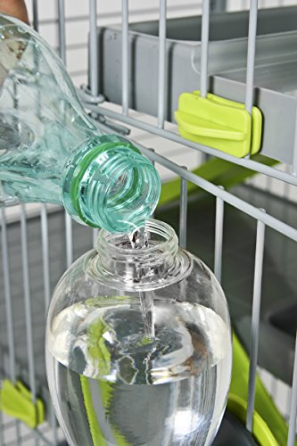 Zolux - Biberón para roedor con llenado fácil Verde 500 ml (llenado por Arriba)