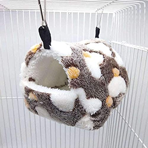 zyy Hamster Nido, Felpa Suave del Animal Doméstico De La Perrera, Caliente Multifuncional Cama Colgante, Dormitorio,Verde,15 * 17cm