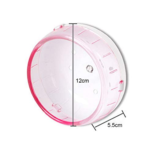 1PC Color Aleatorio Admiten Guinea Pig Rueda De HáMster Corriendo Alrededor De Deportes De La Rueda del HáMster Jaula Accesorios Jerbo Rueda De Ejercicio para Mascotas De Juguete Animal