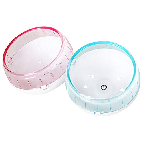 1PC Color Aleatorio Admiten Guinea Pig Rueda De HáMster Corriendo Alrededor De Deportes De La Rueda del HáMster Jaula Accesorios Jerbo Rueda De Ejercicio para Mascotas De Juguete Animal