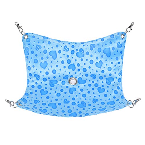 AchidistviQ Hamaca de planeador de azúcar, animales pequeños, sacos de siesta, columpio de cama colgante para hámsteres, chinchillas, cobayas, ardillas, juguetes S, color rojo rosa