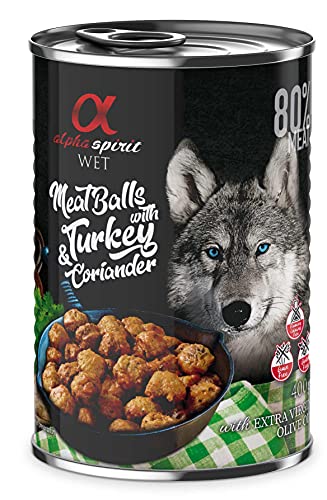 ALBONDIGAS ALPHA SPIRT 400g (ALBONDIGAS DE PAVO Y CILANTRO)