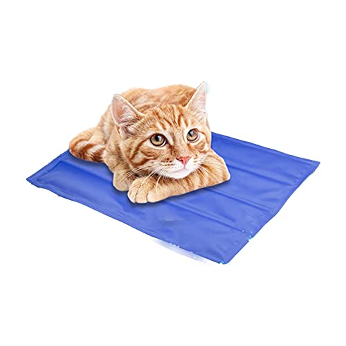 Alfombra Refrescante para Mascotas, Esterilla con Gel Auto Refrigerante para Perros y Gatos en Verano, Sin Nevera ni Electricidad (30x40cm)