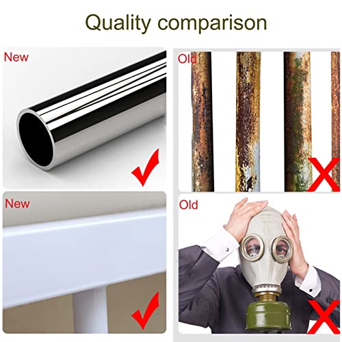 AMSXNOO Barrera de Seguridad para Niños, Barrera de Seguridad, Reja para Ventana, Protección para Puertas y Ventanas, Reja de Seguridad para Niños y Mascotas (Color : Silver, Tamaño : 40x110cm)