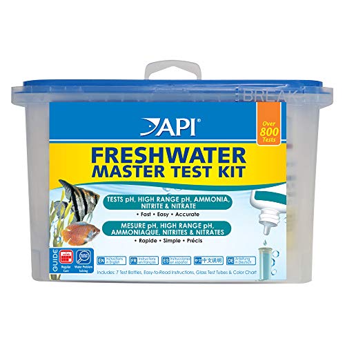API DE-34 Freshwater Master Test Kit 800-Test Water Master - Kit de Prueba para acuarios de Agua Dulce, Talla única