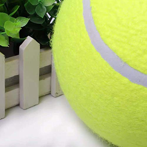 bangminda 24CM Pelota de Tenis Gigante para Perro Mascotas, Pelota de Juguete para Perro, Juguete Ejercicio Entrenamiento para Perros Mascotas