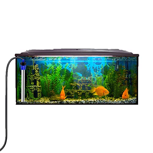 Bekasa Calentador de acuario, regulador de temperatura ajustable, calentador de acuario tropical para acuario, mantiene la temperatura estable con luz de control para tortugas Betta (300 W)