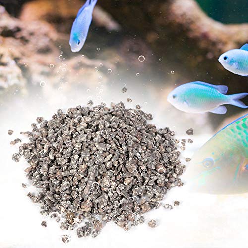 bizofft Zeolita de amoniaco para pecera de purificación, adsorción rápida Equipada con Bolsa de Malla, zeolita de amoniaco, para Acuario de Agua Dulce pecera de Agua Salada